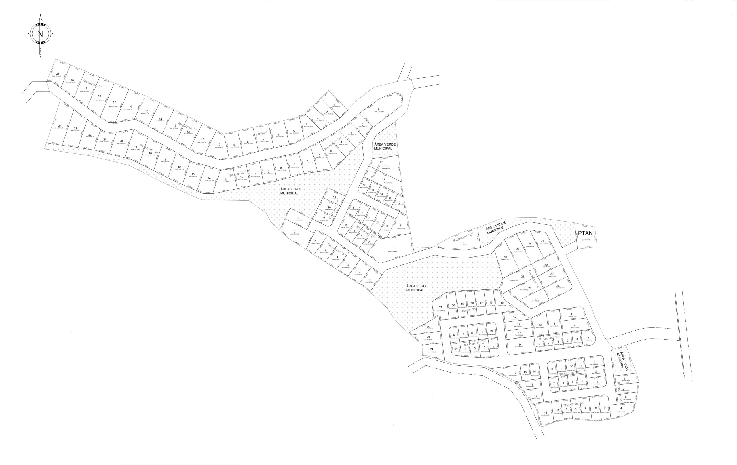 Plano Portal del Roble